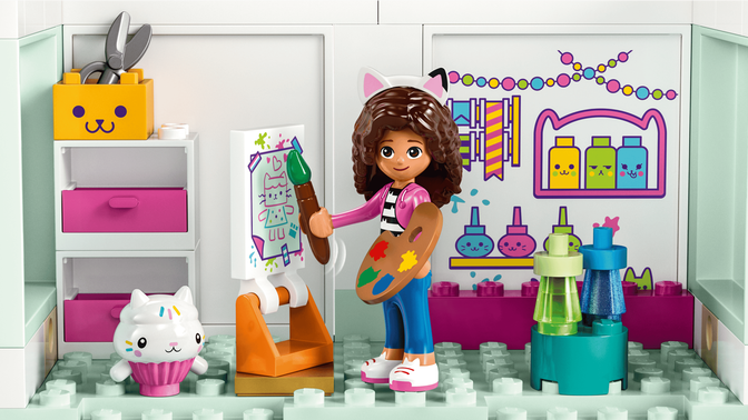 LEGO Gabbys Dollhouse: Casa M&aacute;gica da Gabby, 498 Pe&ccedil;as (10788) image number 2