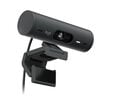 Webcam Logitech Brio 500 FHD 1080p USB-C Preto image number null