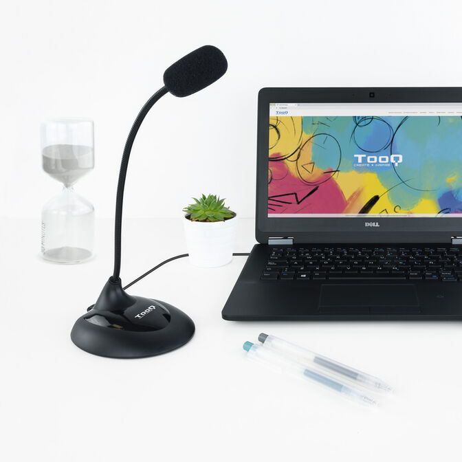 Microfone multim&eacute;dia flex&iacute;vel Conex&atilde;o jack 3,5mm 2M Preto image number 3