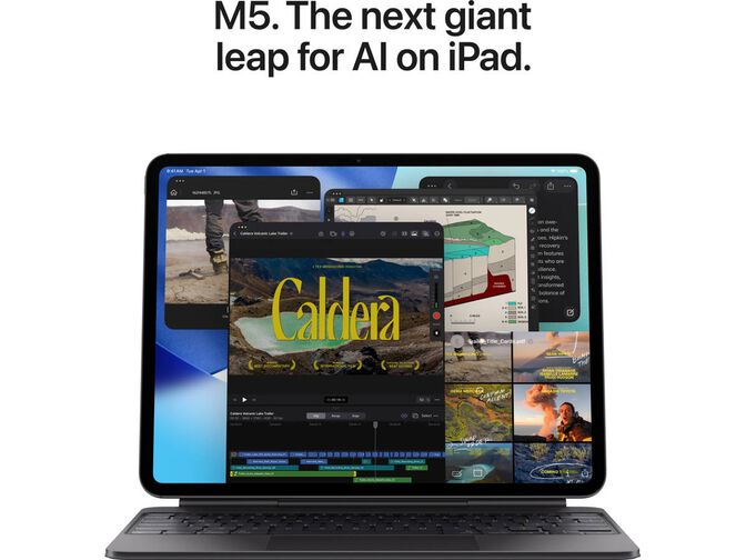 Tablet Apple iPad Pro M4 11" Wi-Fi + Cellular 512GB Prateado Tandem OLED com Vidro Comum image number 3