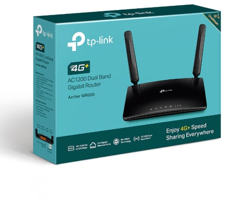 Router TP-Link Archer MR600 AC1200 4G LTE Advanced Cat6 Gigabit