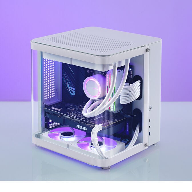 Caixa Micro-ATX Jonsbo TK-1 2.0 Vidro Temperado Branco image number 30