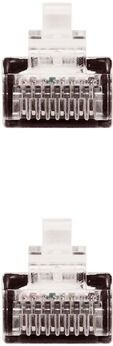 Cabo de Rede Nanocable RJ45 UTP CAT.5E AWG24 1 M Preto image number null