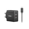 Carregador Lenovo de Parede USB-C 65W Dual GaN + Cabo USB-C 1.5m image number null