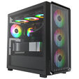 Caja Micro-ATX Montech X5M ARGB Negro image number null