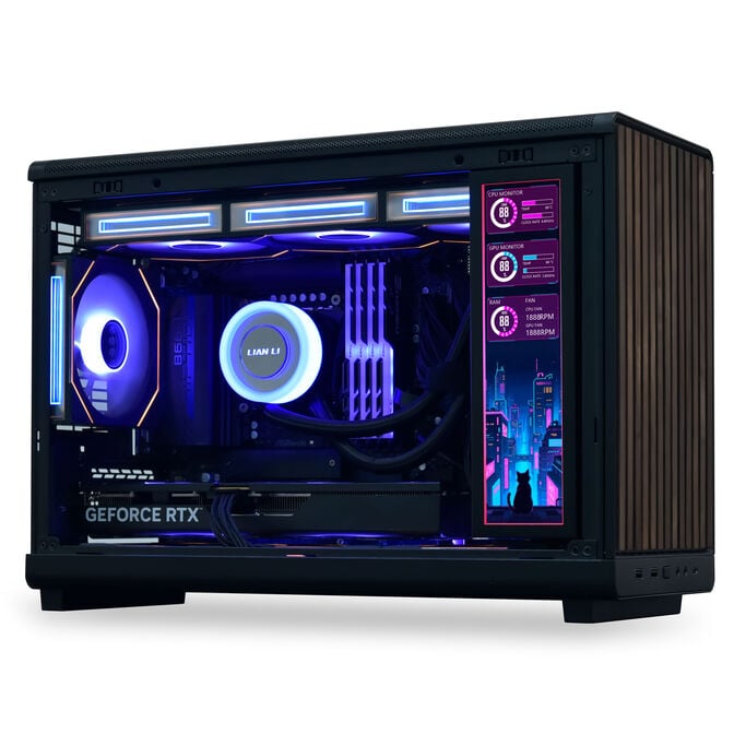 Monitor Port&aacute;til Lian Li 8.8" Preto image number 9