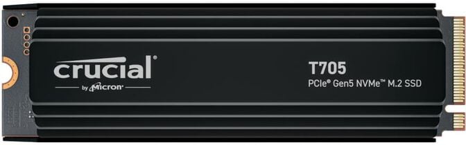 SSD Crucial T705 HS 1TB Gen5 M.2 NVMe 2280 (13600/10200MB/s) image number 0