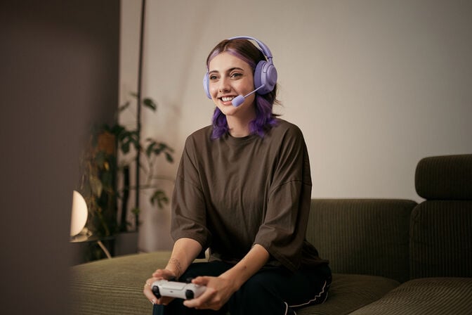 Headset Steelseries Arctis Nova 3X Wireless/Bluetooth Lavanda image number 3