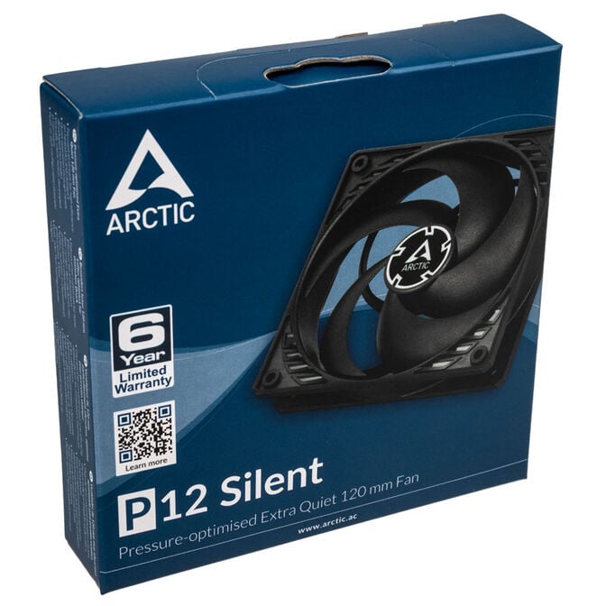 Ventoinha Arctic P12 Silent 120mm - Preto image number 4