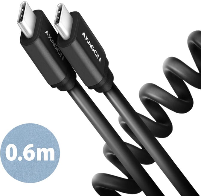 Cabo Twister AXAGON BUCM Activo USB-C, para USB-C - 0.6M image number 0