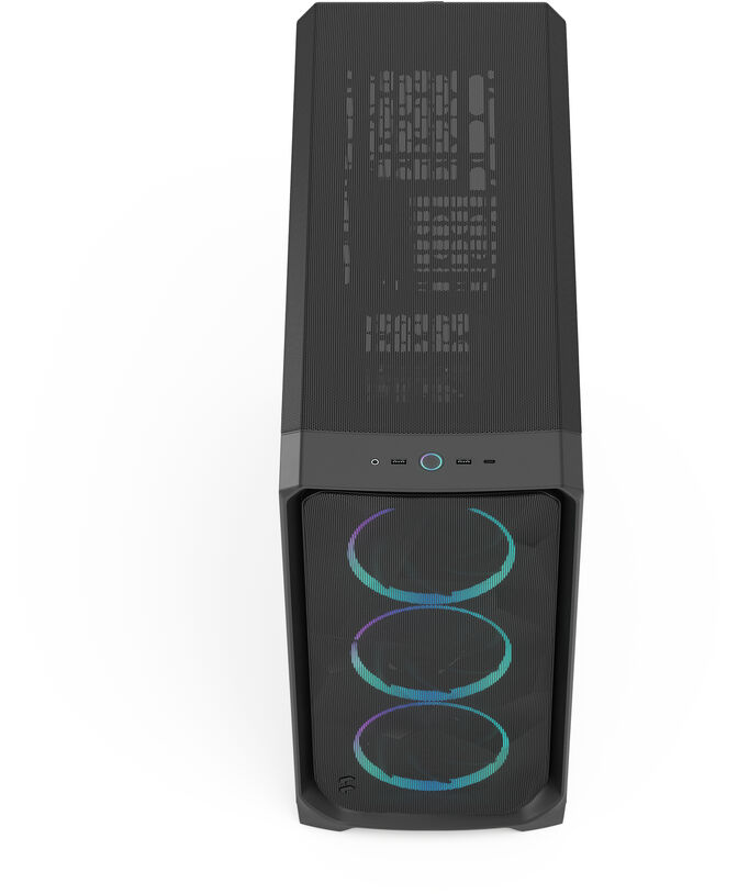 Caixa E-ATX Fractal Design Meshify 3 XL RGB Preta TG Light Tint image number 4