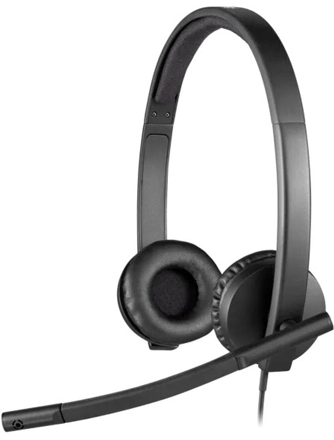 Headset Logitech H570e Stereo USB Preto image number 2