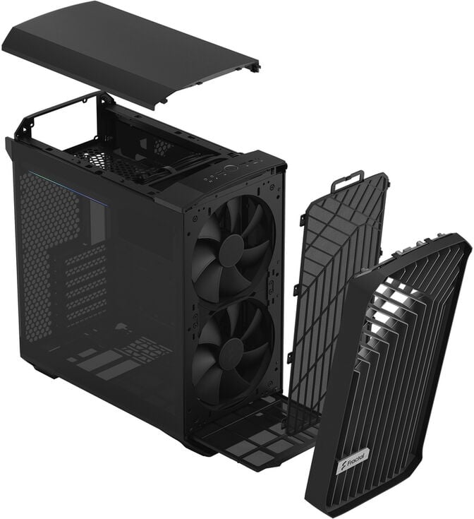 Caixa E-ATX Fractal Design Torrent Compact Black TG Dark Tint image number 7