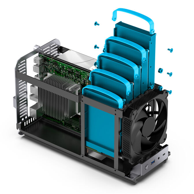 Caixa Mini-ITX Jonsbo N1 Cinzenta image number 27