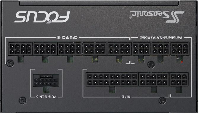 Fonte Modular Seasonic Focus GX-1000W V4 80+ Gold ATX 3.1 image number 2