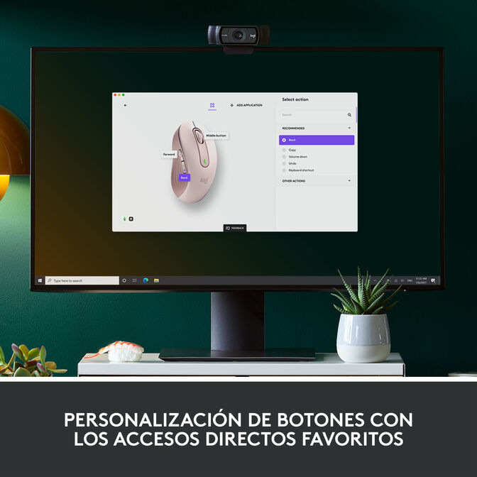 Rato Logitech Signature M650 Wireless Rose image number 9