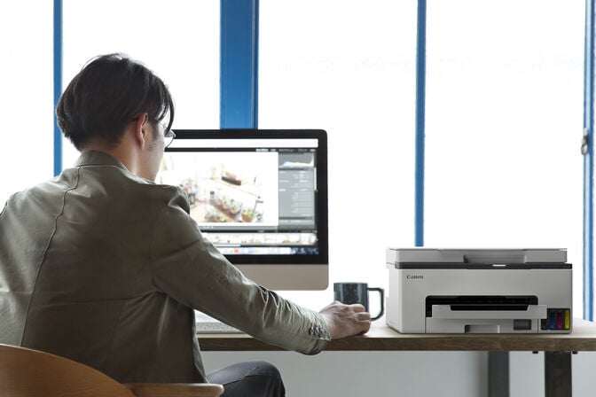 Impressora Multifun&ccedil;&otilde;es a Laser Canon MAXIFY GX1050 WiFi MegaTank image number 10