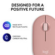 Rato Logitech Pebble 2 M350s Bluetooth Tonal Rose image number null