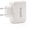 Carregador Tooq Duplo USB-C + USB-A 27W Branco image number null