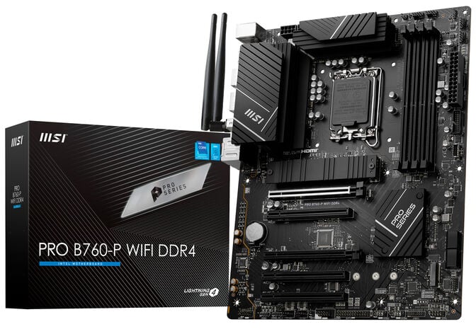 Motherboard MSI PRO B760-P WIFI DDR4 image number 0