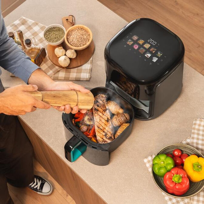 Fritadeira (Sem &Oacute;leo) Cecotec Cecofry Smokin Prime 6500 image number 8