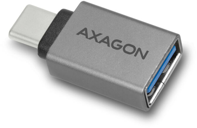 Adaptador AXAGON RUCM-AFA USB 3.0 Type-C Male > Type-A Female, Aluminio image number 1