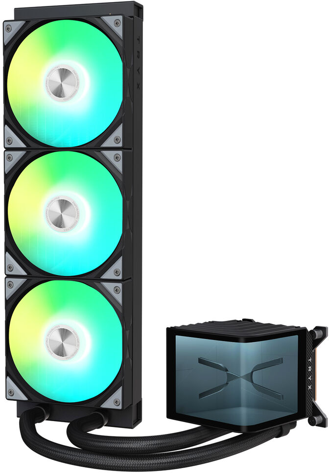 Water Cooler CPU TRYX Panorama Upgraded 360 ARGB Preto image number 0
