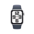 Smartwatch Apple Watch SE GPS 40mm Silver Aluminium Case com Storm Blue Sport Band (S/M) image number null