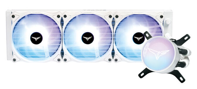 Water Cooler CPU Team Group T-Force Siren GD360E ARGB Branco image number 0