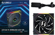Ventoinha Lian Li UNI FAN TL120 LCD Wireless RGB Reverse PWM Preto 120mm image number null