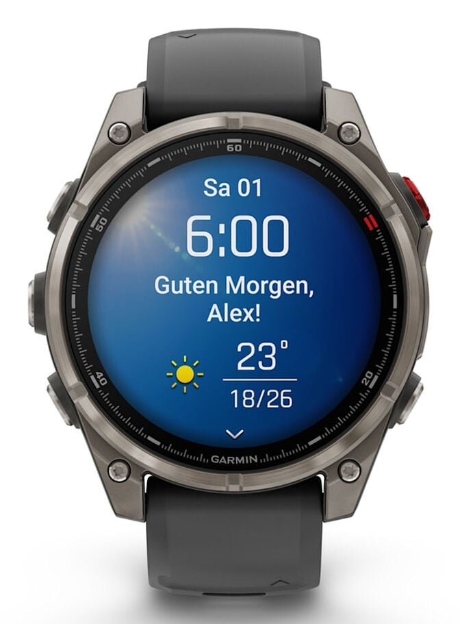 Smartwatch Garmin Fenix 8 Pro AMOLED 47mm Cinzento image number 9