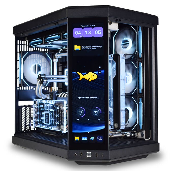Computador King Mod Liquid-PC Ryzen 7 9800X3D 32GB DDR5 2TB RX 9070 XT WiFi W11 image number 1