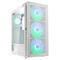 Caixa ATX Kolink Observatory HF Mesh ARGB Branco / Ventoinhas Brancas