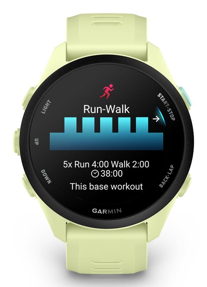 Smartwatch Garmin Forerunner 70 43mm Amarelo image number 6
