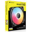 Ventoinha Corsair iCUE Link RX120 II RGB PWM Preta 120mm image number null