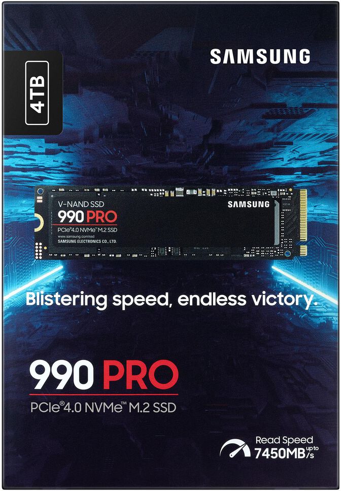 SSD Samsung 990 PRO 4TB Gen4 M.2 NVMe (7450/6900MB/s) image number 4