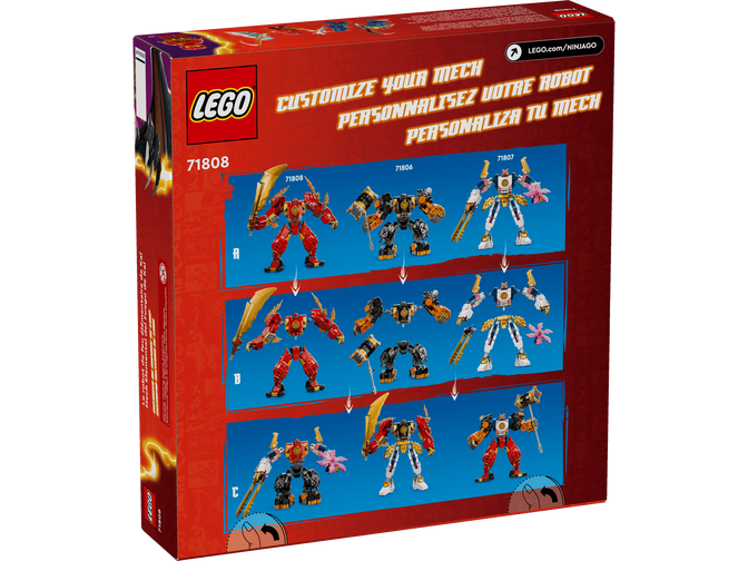 LEGO Ninjago: Rob&ocirc; do Fogo Elemental do Kai, 322 Pe&ccedil;as (71808) image number 1