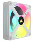 Ventoinha Corsair iCUE Link QX120 RGB PWM Branca 120mm (Expansion Kit) image number null