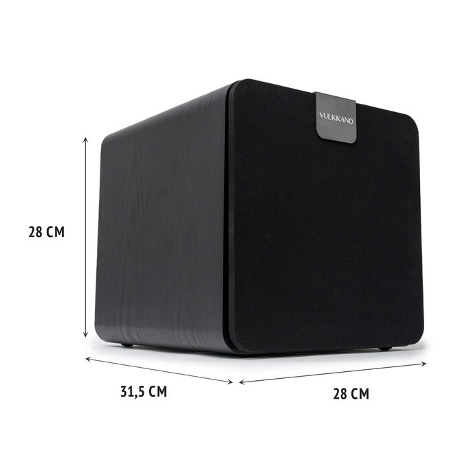 Subwoofer Vulkkano SUB 8 80W Preto image number 8