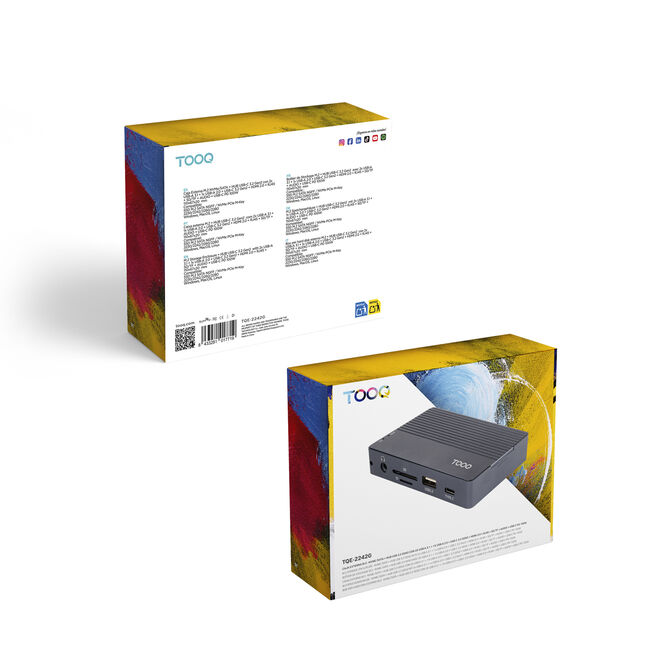 Caixa SSD com HUB Tooq TQE-2242G M.2 NGFF/NVMe USB3.2 Gen 2 image number 8