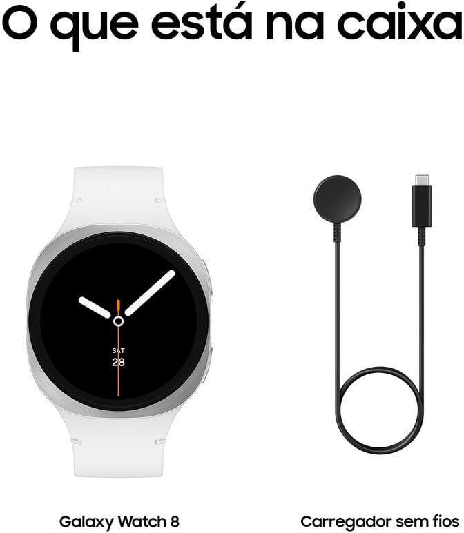 Smartwatch Samsung Galaxy Watch 8 44mm BT Prateado image number 7