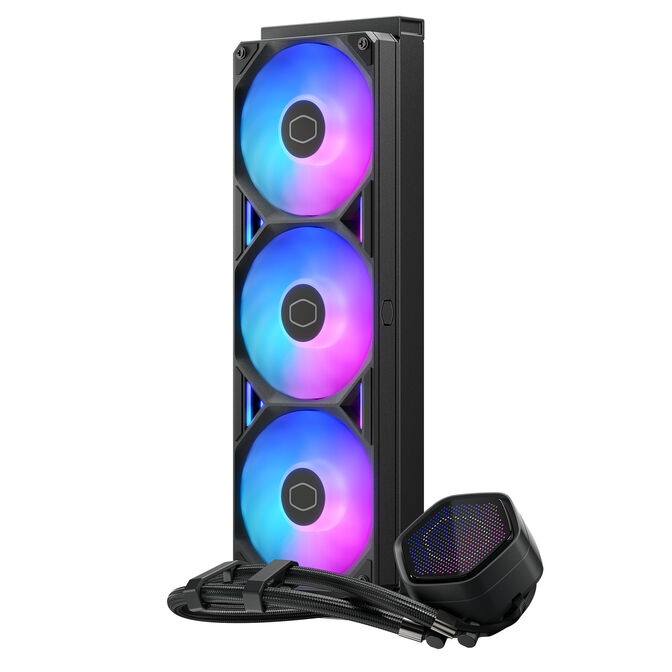 Water Cooler CPU Cooler Master MasterLiquid ATMOS II Pixel Led ARGB 360mm Preto image number 0
