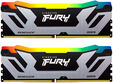 Kingston Kit 48GB (2 x 24GB) DDR5 CU-DIMM 8400MHz FURY Renegade RGB Silver CL40 image number null