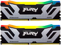 Kingston Kit 48GB (2 x 24GB) DDR5 CU-DIMM 8400MHz FURY Renegade RGB Silver CL40
