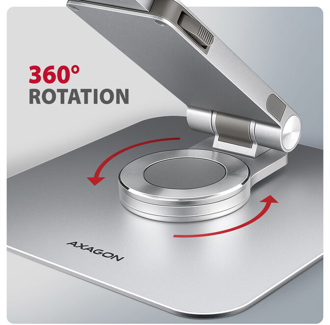 Suporte Elevat&oacute;rio Rotativo AXAGON STND-LR para Port&aacute;teis 10"-16" image number 5
