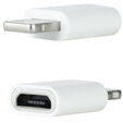 Adaptador USB Nanocable Tipo Lightning/M-M-Micro B/F Branco image number null