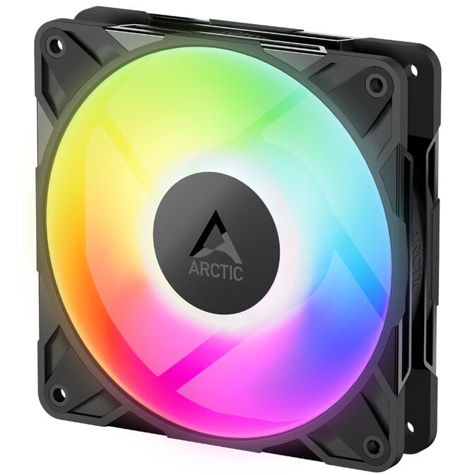 Ventoinha Arctic P12 PRO PWM PST Low Noise ARGB 120mm - Preto image number 0