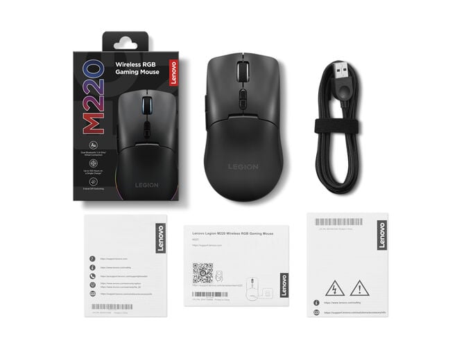Rato Lenovo Legion M220 RGB Gaming Wireless Preto image number 5