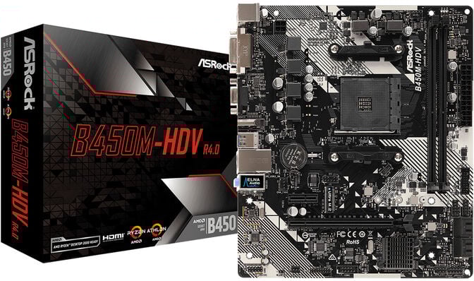 Motherboard ASRock B450M-HDV R4.0 image number 0