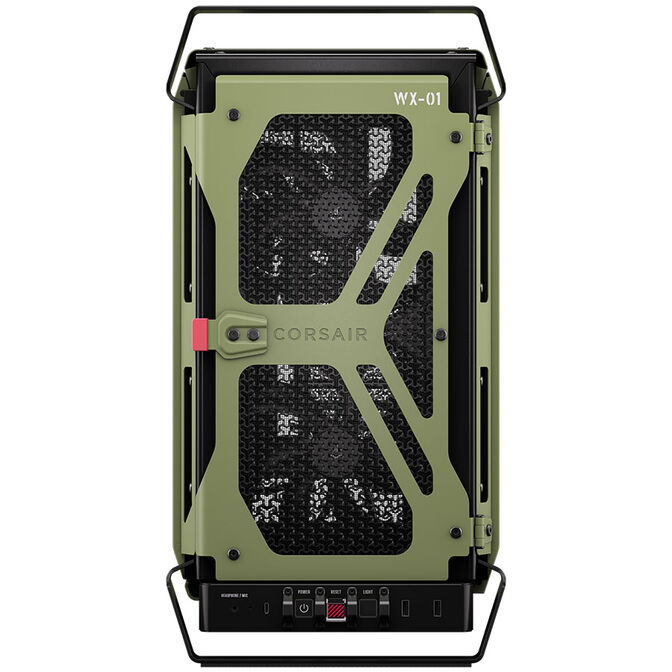 Caixa E-ATX Corsair WARTHOG RS Perfomance Verde Militar Vidro Temperado image number 8